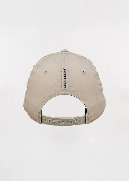 grey black clover hat adjustable