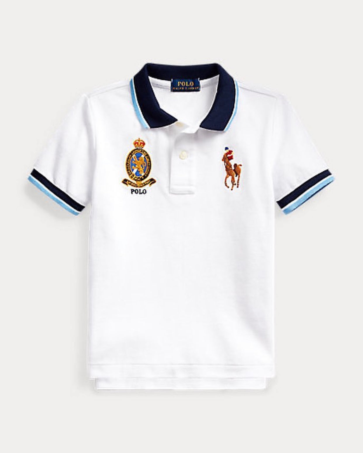 Big Pony Crest Cotton Polo By Ralph Lauren