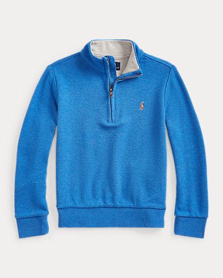 Cotton Quarter-Zip Pullover By Ralph Lauren