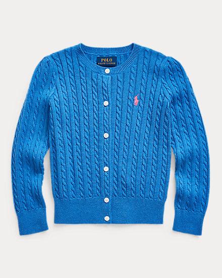 Cable-Knit Cotton Cardigan By Ralph Lauren